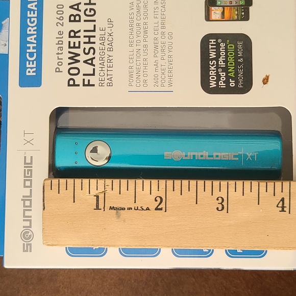 Power Bank Flashlight - Rechargeable Battery Backup - Picture 8 of 8